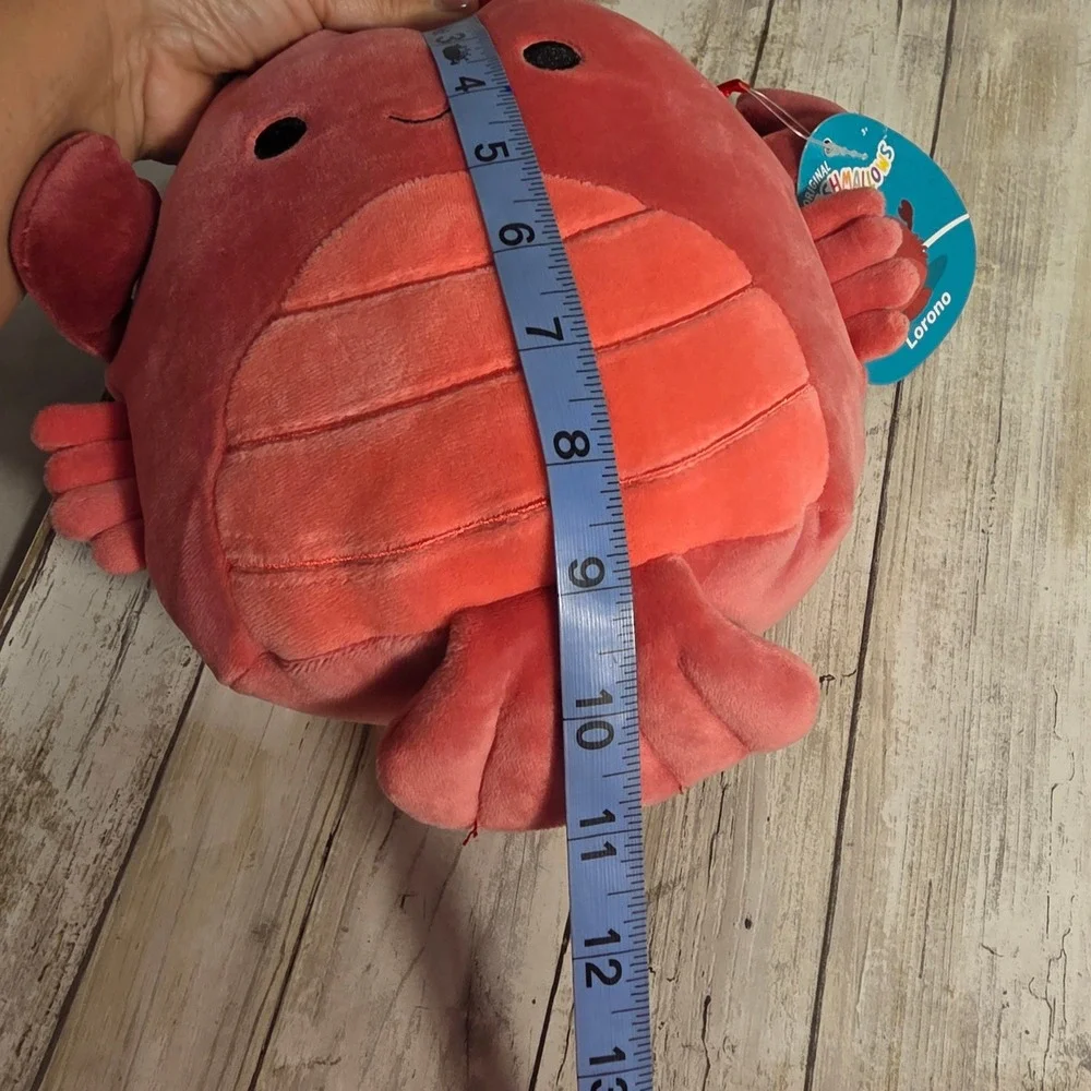 Squishmallows Lorono the Lobster 10 Inch Red Plush Kellytoy NWT 2022 Sealife